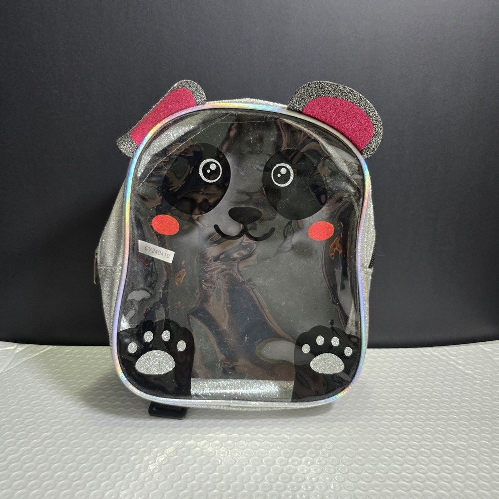 Townly Girl Panda Backpack Small Size Glitter Fun